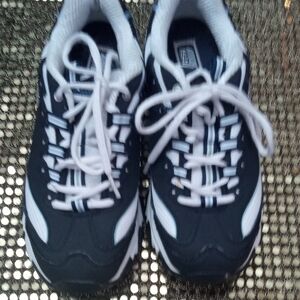 Skechers Black and White Athletic Sneakers